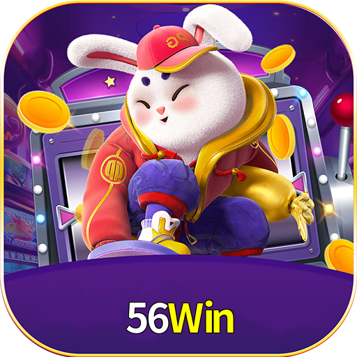 Imagem promocional da 56Win mostrando a plataforma e suas vantagens
